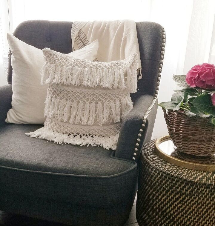 s 13 cool pillow ideas that ll make it feel like you bought a new couch, Add trim for Boho inspired pillow covers