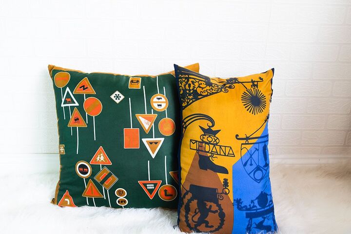 s 13 cool pillow ideas that ll make it feel like you bought a new couch, Sew a silk pillowcase from a scarf