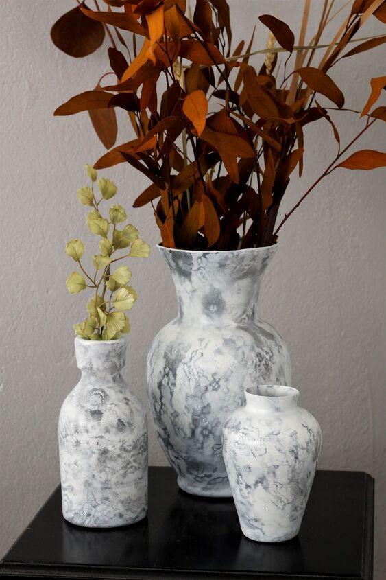 10 stunning ways to make a cheap glass vase look so high end, Add a lace design to it