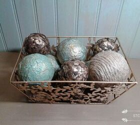 20 pretty dollar tree transformations for you to copy this weekend, Create decorative orbs from styrofoam balls