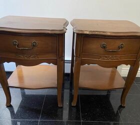 How to turn 2 bland little nightstands into swoon-worthy bedroom accents