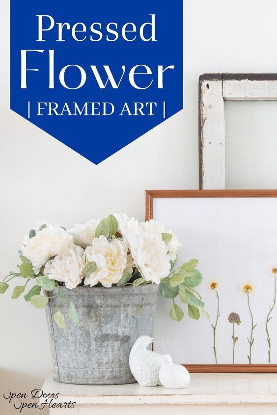 arte de flores prensadas hermosa decoracin con un toque vintage