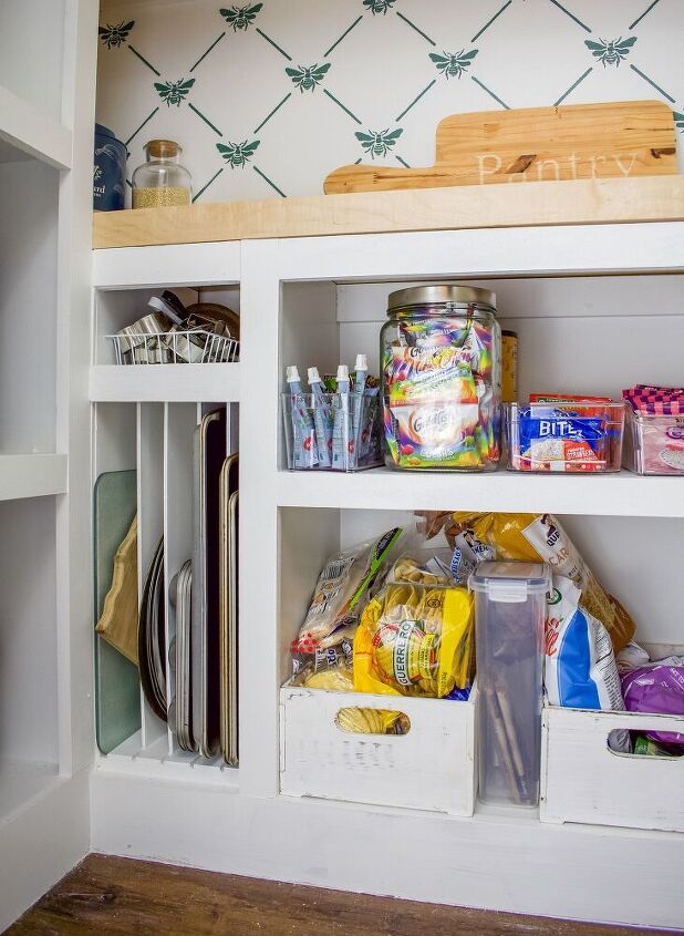 s 16 crazy cool ways people are upgrading their closet space, These easily built wooden pantry cabinets