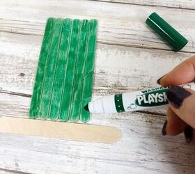 Dollar Tree Craft Stick Leprechaun Hat 