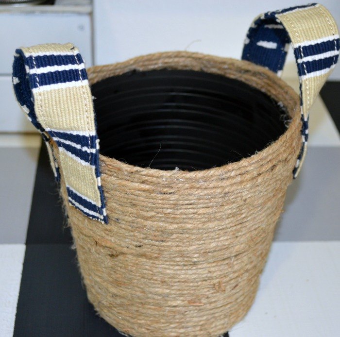 reto de la cesta de cuerda en espiral diy