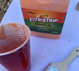 how to strip furniture with citristrip