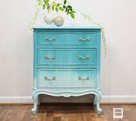 s 15 gorgeous ways to update old furniture without using white paint, Blend colors for an ombre look