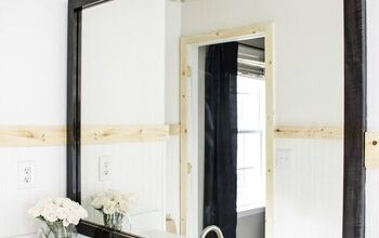 Updating A Builder Grade Mirror The Easy Way