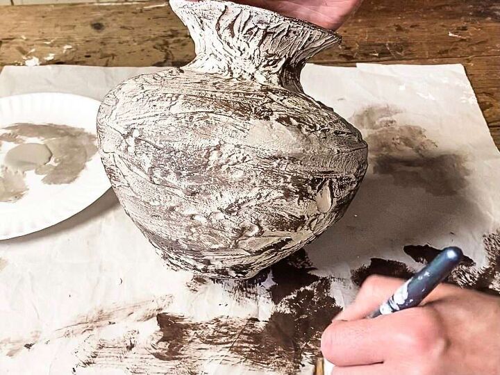 pottery barn inspired diy vase