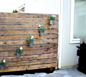 21 diy privacy fence ideas learn how to build a wood fence for your ya, DIY privacy fence image via tarynwhiteaker com