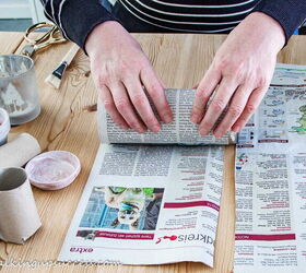 how to make newspaper seedling pots