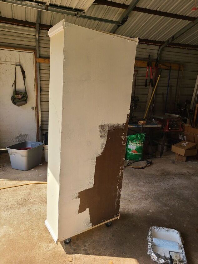despensa extrable refrigerador de la pared gap, Parte trasera del armario