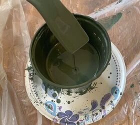 how to paint fabric with chalk paint