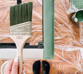 how to paint fabric with chalk paint