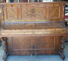 The clever way she's using part of this piano in her kitchen