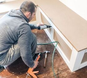 how to build a diy window bench