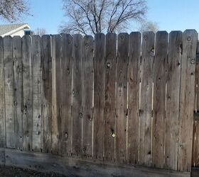q how do i clean my wood fence