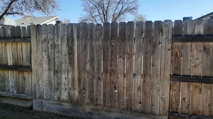 q how do i clean my wood fence