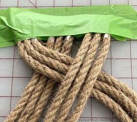 braided rope spring wreath