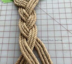 braided rope spring wreath