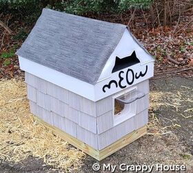 building an outdoor cat shelter part iii