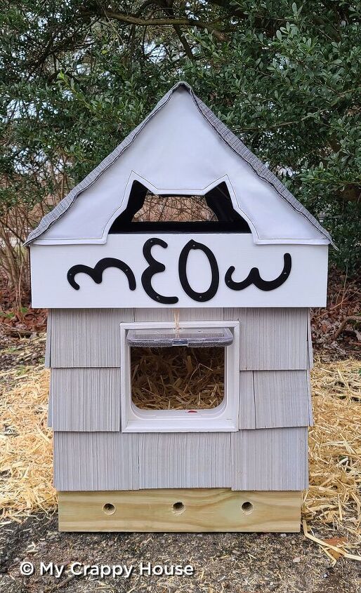 building an outdoor cat shelter part iii