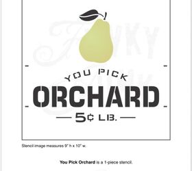 Orchard stencil
