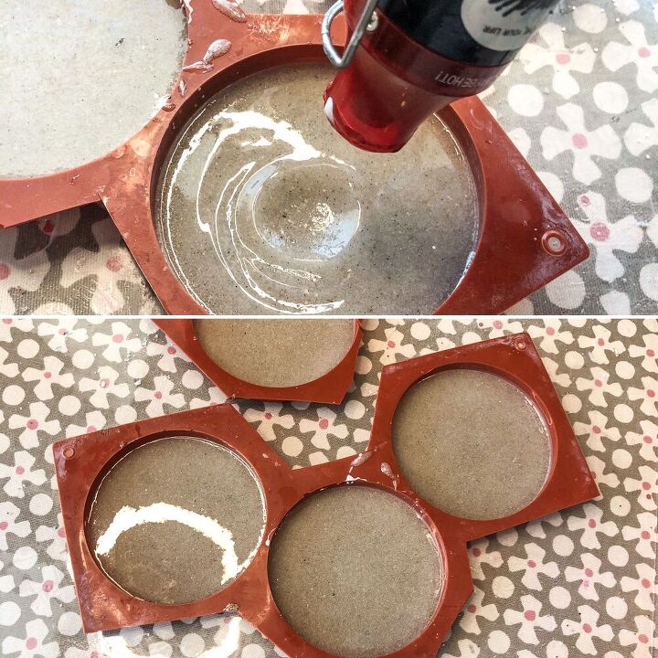 bases de areia e resina