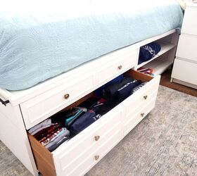 DIY Storage Bed With Drawers…almost for FREE.