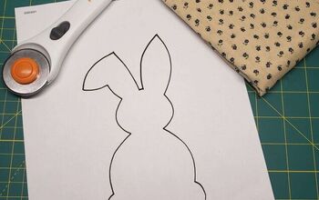 Conejo de tela sin coser