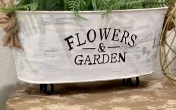 Dollar Tree Farmhouse Planter