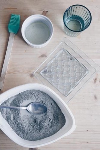 make concrete tiles yourself housewarming gift