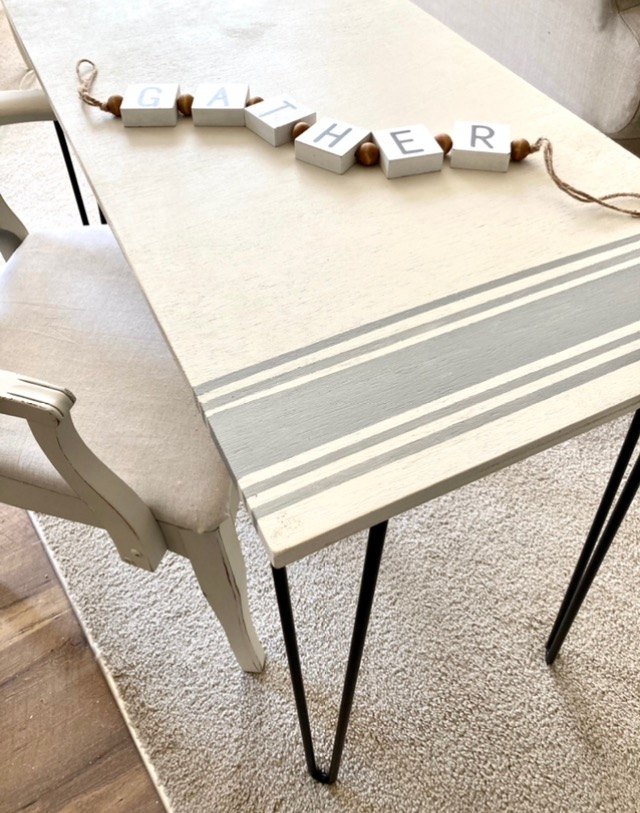mesa cadeira estofada artesanal