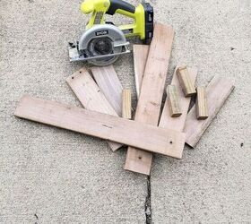 How she turns scrap wood from a playset into a magazine-worthy accent