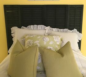 s take your bedroom to the next level with these 20 headboard ideas, Salvage old shutters for a rustic vibe