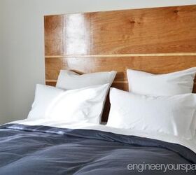 s take your bedroom to the next level with these 20 headboard ideas, Easily install this sleek wooden one