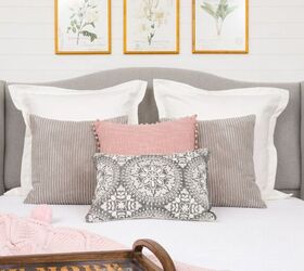 s take your bedroom to the next level with these 20 headboard ideas, Redo your bed with a romantic wingback style