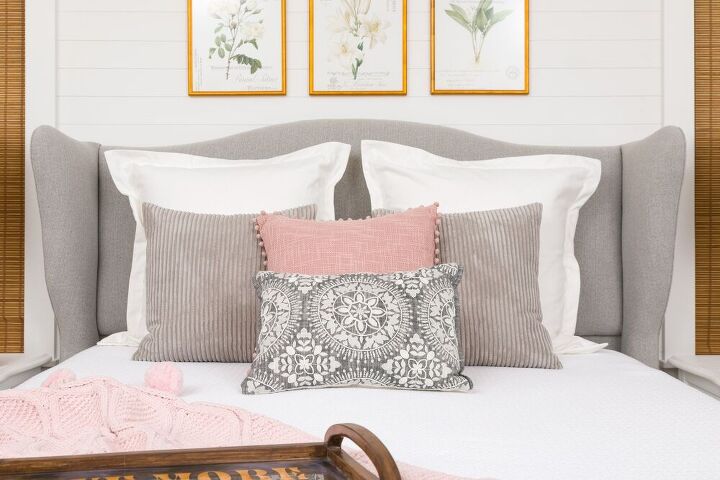 s take your bedroom to the next level with these 20 headboard ideas, Redo your bed with a romantic wingback style