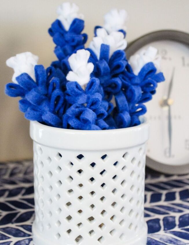 traga para casa a regio montanhosa do texas com estas flores artesanais bluebonnet