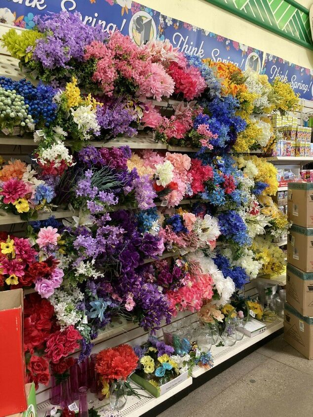 como fazer as flores da loja do dlar parecerem caras