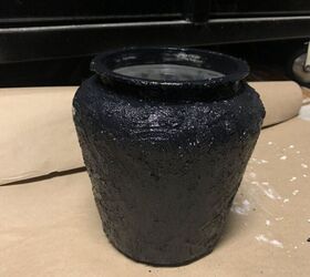 diy faux pottery vase