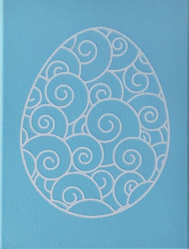 pinturas de huevos de filigrana con la silhouette cameo