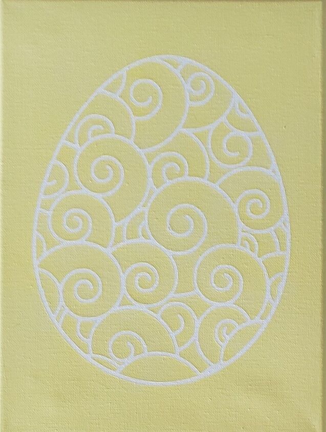 pinturas de ovo em filigrana com o silhouette cameo