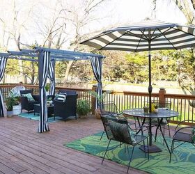 outdoor sun porch update on a budget a diy cricut joy art tutorial