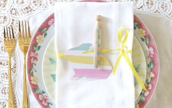 Sweet and Simple Easter Table Setting