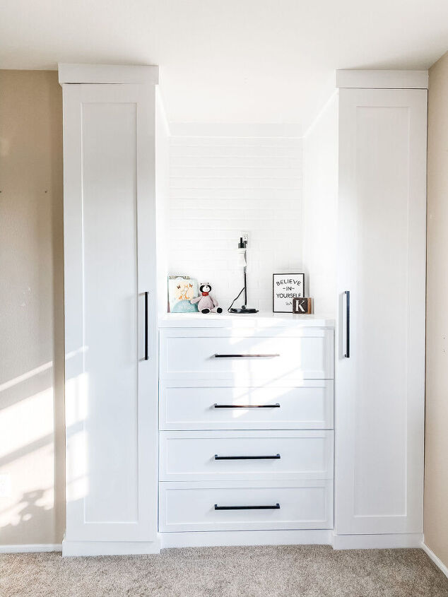 toddler room makeover diy closet built in s with dresser