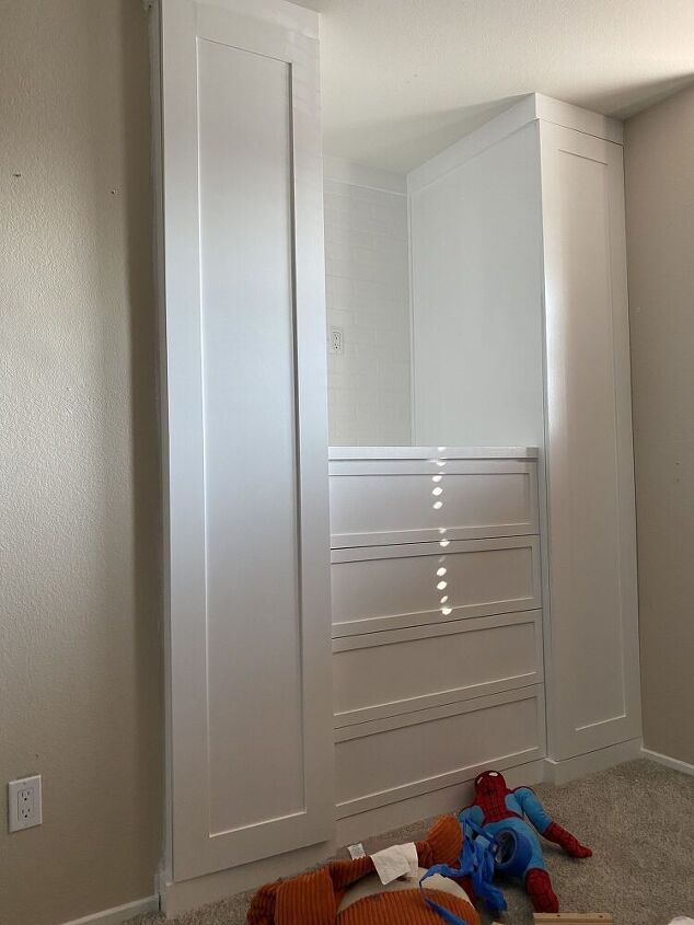 toddler room makeover diy closet built in s with dresser