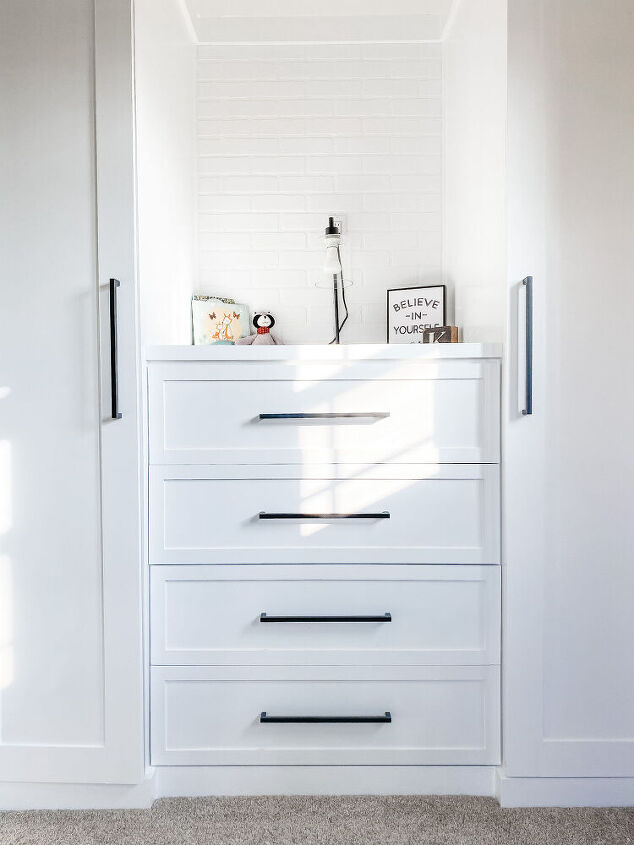 toddler room makeover diy closet built in s with dresser
