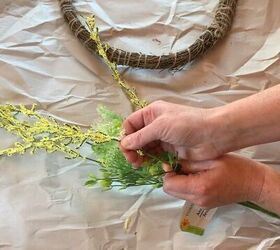 This might just be the simplest spring wreath hack we've ever seen