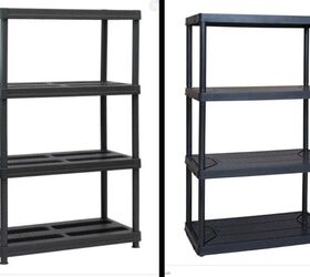how to dress up plastic utility storage stands, Four Shelf Stand Options